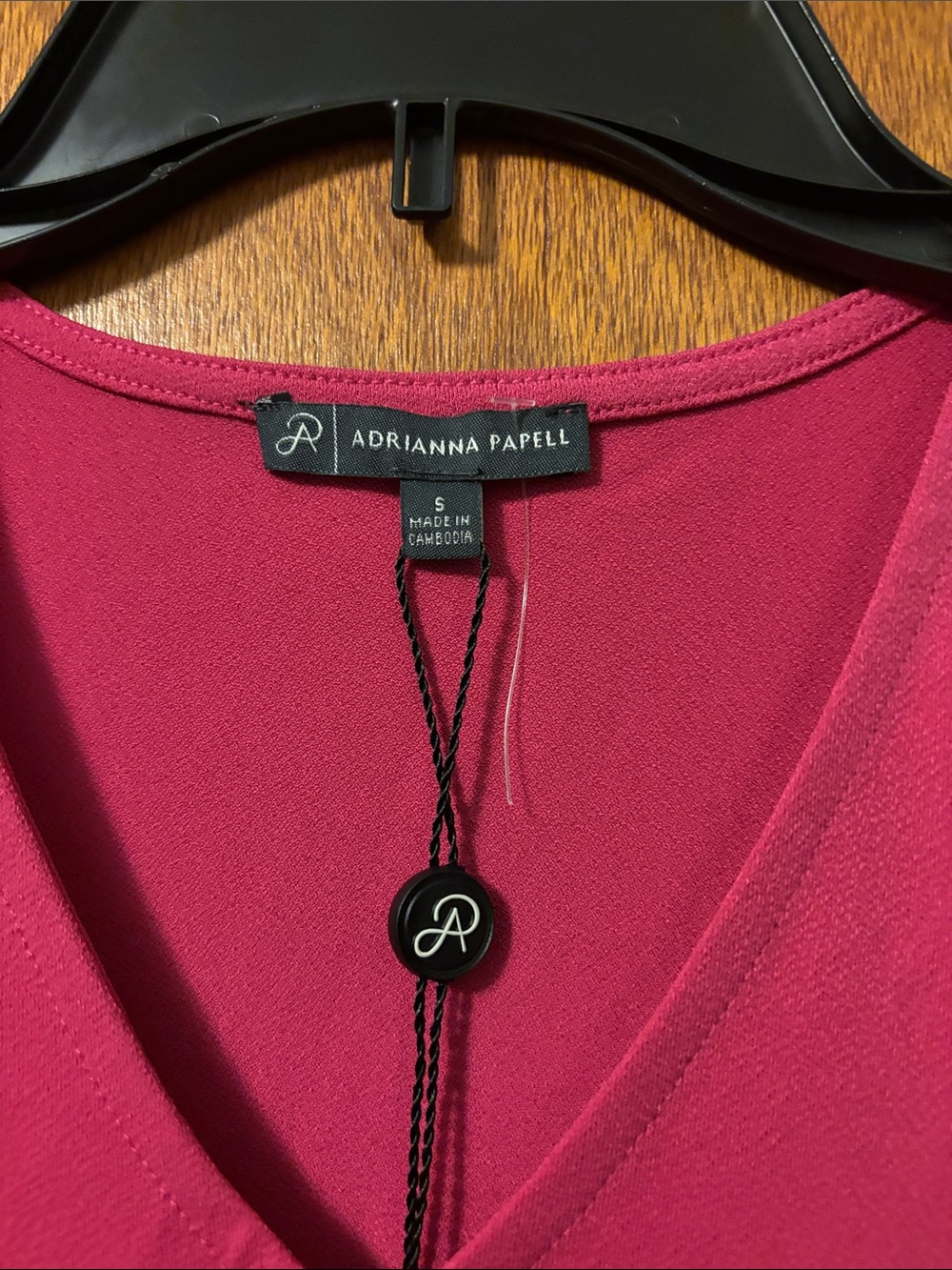 Pink Ruffle Sleeve V-Neck Top - Picture 2 of 3
